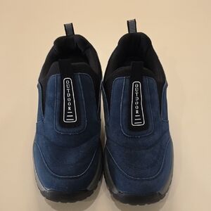 Outdoor Men's Navy Slip-On Sneakers